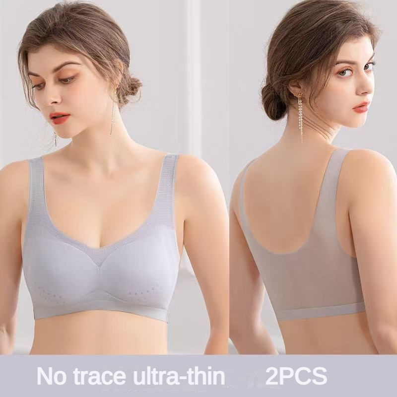 Sleep Bra Bralette - 2PCS Sutiã Sexy Lingerie Plus Size
