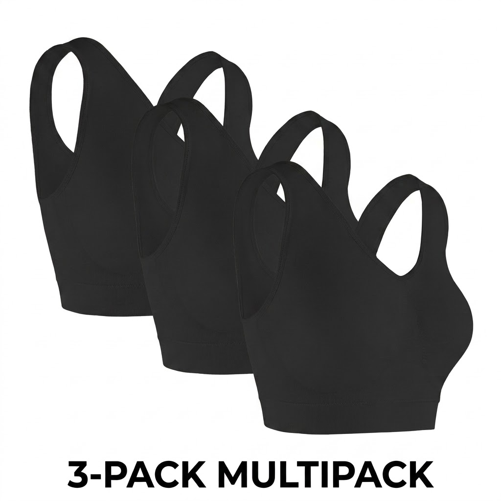 Conjunto de 3 Sutiãs Sem Costu - Sleep Bra Bralette avaliação e preço