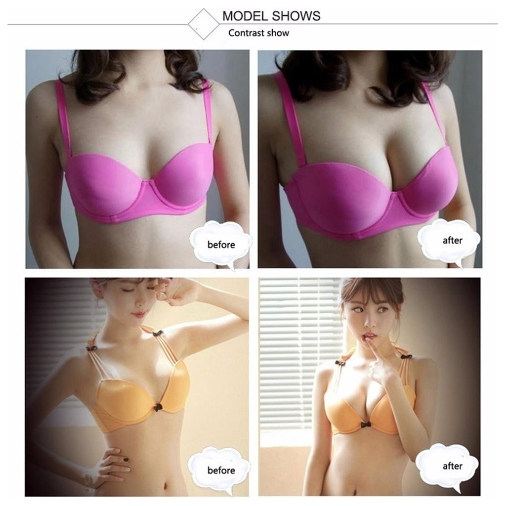 Almofadas de silicone reutiliz - Push Up Bra Silicone avaliação e preço